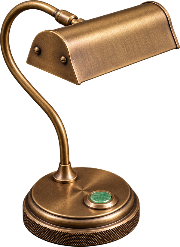 The Writing Desk — the lamp